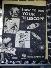 how to use YOUR TELESCOPE 1958 EDMUND SCIENTIFIC CO