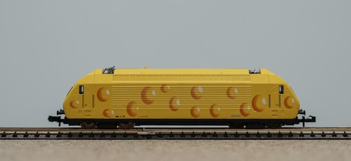 Minitrix N "KäseDiesel"  No. 12661 seltene Lokomotive, ovp | Condition: Gebraucht