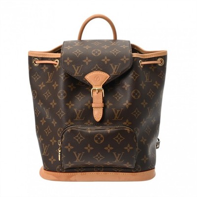 LOUIS VUITTON Montsouris PM M11198 Monogram Monogram canvas Brown Women Back...