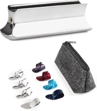 Guitar Slide Metal Steel Tone Bar for Dobro, Lap Steel Guitar, Hawaiian