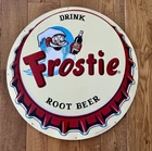 Vintage Frostie Root Beer Sign 1 Of 850 From 1990’s  Diameter 20”