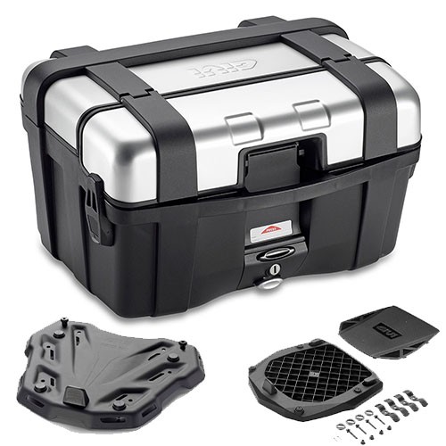 Givi Kit Bauletto TRK46N + Piastra Yamaha Xsr 700 2024-2025 Schwarz 46LT-image