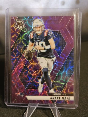 2025 Panini Mosaic- Drake Maye Purple Scope Prizm New England Patriots #28