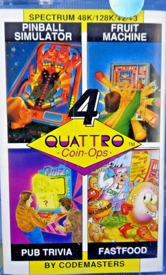 SINCLAIR ZX SPECTRUM -- QUATTRO COIN-OPS (CODEMASTERS) #NOS