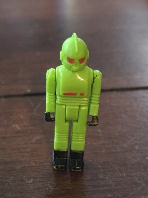 vintage Schaper Stomper Mega Star Aqua Fighter Pilot (1985) green