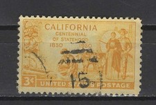Etats-Unis n° YT 548 oblitéré année 1950 - Centenaire de l'état de Californie