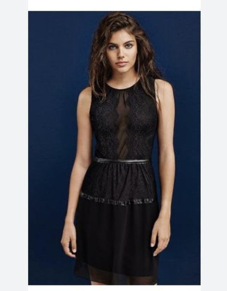 Women Intimissimi Dress Black Viscose 40 / L / 48