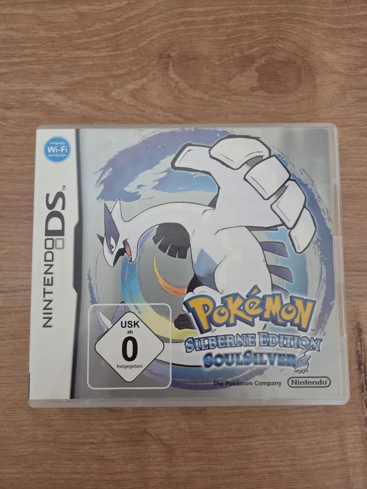 Nintendo DS Pokemon Silberne Edition Soulsilver OVP Hülle