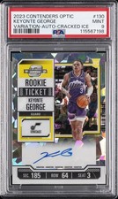 2023 CONTENDERS OPTIC VAR-AUTO-CRACKED ICE #130 KEYONTE GEORGE 15/23 PSA 9
