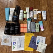 25 Piece High End Beauty Lot - Luxury Skincare Travel Sample Sizes NEW