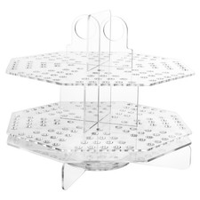 120 Slot Acrylic Pen Holder Acrylic Pen Display Transparent Pen Stand Clear P...