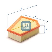 Ufi Luftfilter 30.349.00 Filtereinsatz FüR Volvo 533 544 C30 V50 545 C70 526 V40