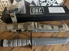 Ontario OKC3S Khaki USMC Combat 8" Tanto  Bayonet 2015 Model 2015