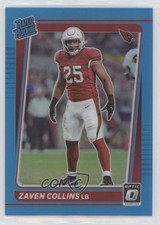 2021 Panini Donruss Optic Rated Rookie Aqua Prizm 227/299 Zaven Collins #265 pe8