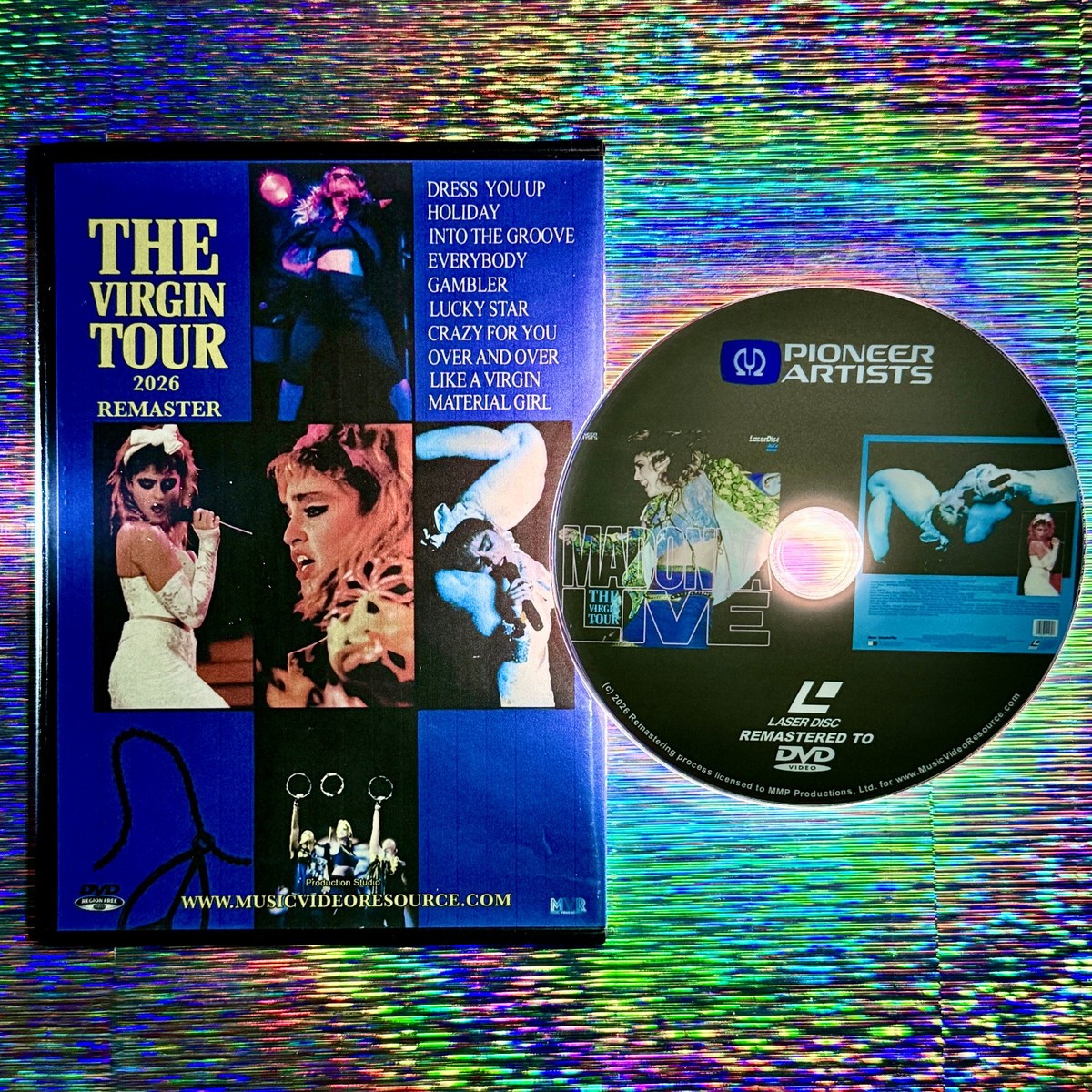 MADONNA The Virgin Tour Live 1985 (2026 Remaster from LaserDisc to