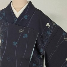 Koshida Kimono Sleeve Pure Silk Monotone Chic Used Japan