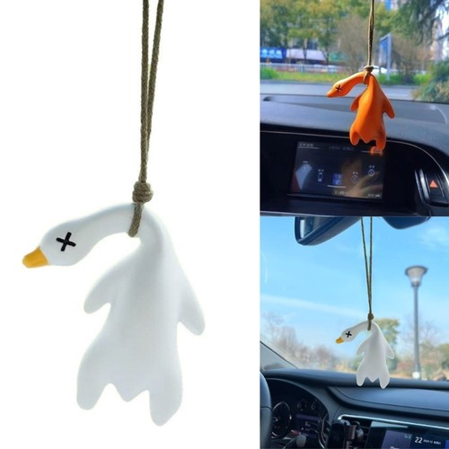 Cute Duck Car Pendant with Color Changing Feature for Car Rearview Mirror - Picture 2 of 8