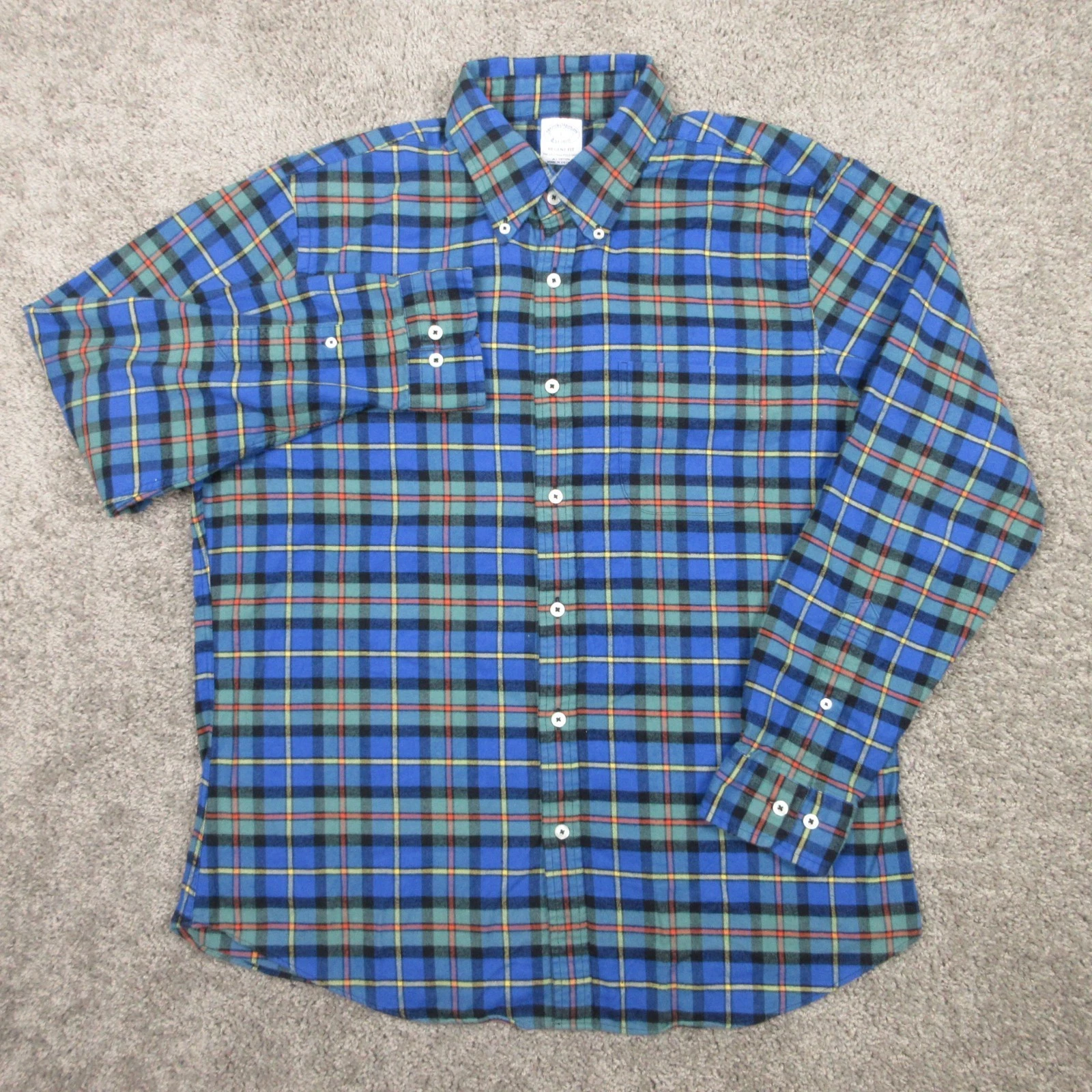 LL Bean Shirt Men Large Blue Plaid Twill Flannel Regent Cotton Outdoor Button Up
Opens in a new wind