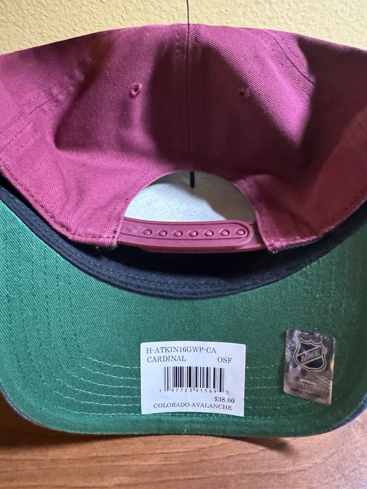 Colorado Avalanche '47 Vintage Atkin Hitch Snapback Hat Adjustable New Deadstock - Image 3 of 4