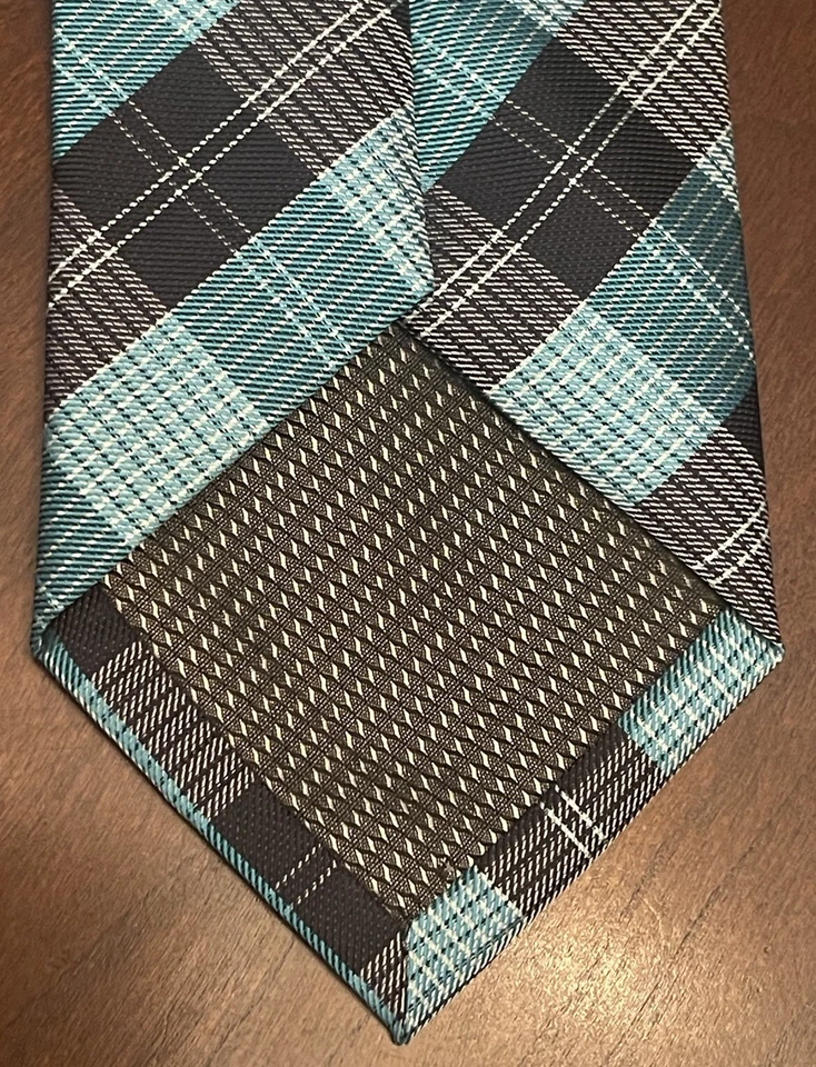 Alexander Julian Colours Green Black Hand Made 100% Polyester Made In China Long - Image 2 of 4