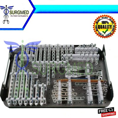 Small Fragment Set LCP Locking Plate Orthopedic Trauma Plate Instrument Set