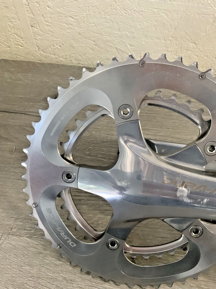 SHIMANO DURA ACE CRANKSET 7800 DOUBLE 175 MM ARMS 53-39 WITH DA
