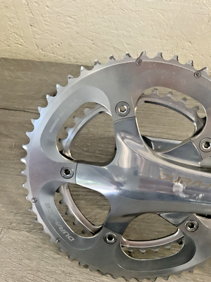 SHIMANO DURA ACE CRANKSET 7800 DOUBLE 175 MM ARMS 53-39 WITH DA