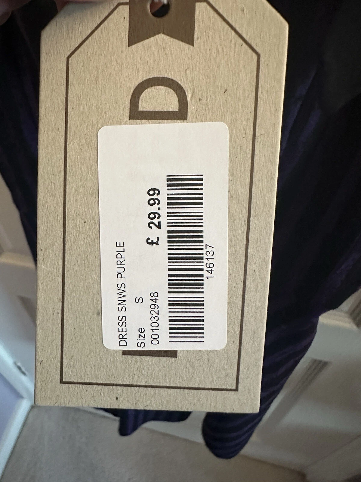 VETEMENTS Abito a righe Banned Apparel