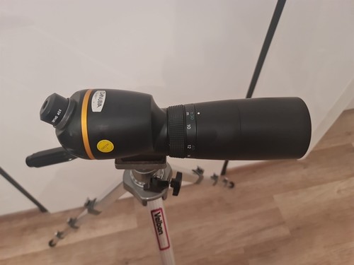 Spektiv, Fernrohr Dörr Danubia 40 X 60 aus Metall mit Velbon Stativ SE 4 - Bild 12 von 24