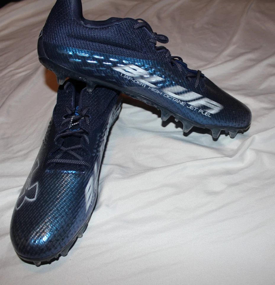 Under Armour Blur Smoke Mc Shoe NAVY NAVY 3024015-402 Size 16 - Image 2 of 4