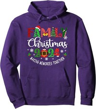 Family Christmas 2024 Matching Outfit Xmas Squad Unisex Hooded Sweatshirt