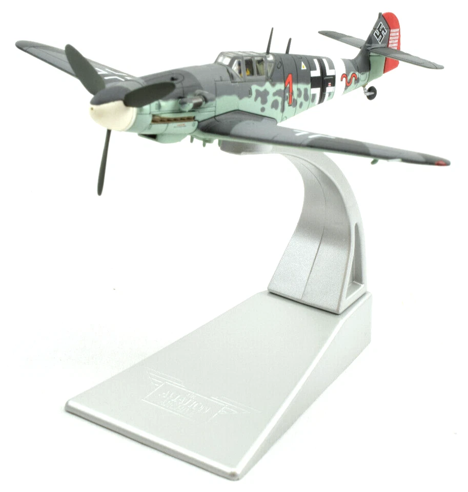 Corgi "Red 1" Messerschmitt Bf 109G-2 (TROP) 1:72 Die-Cast Airplane AA27111 - Image 2 of 4