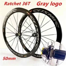 700C 36T Ratchet 30 40 50mm Deep Road Bike Wheelset V/C Disc Brake Cosmic Elite