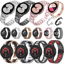 For Samsung Galaxy Watch 6 5 4 44mm/40mm 5 Pro 45mm 6 43 47mm Metal Strap Band