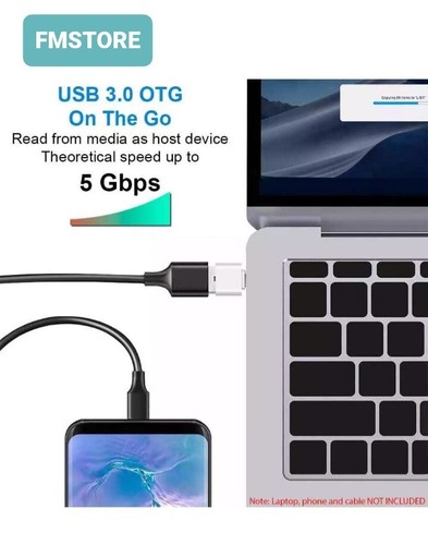 Adattatore OTG Type C Tipo C maschio USB 3.0 femmina Smartphone Tablet Android - 第 8/8 張圖片
