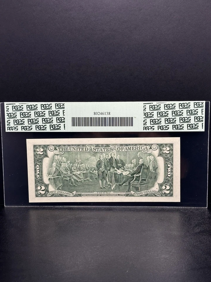 2003-$2 DOLLARS BILL STAR NOTE Low Printed Nice Piece For Your Collection  - Image 2 of 3