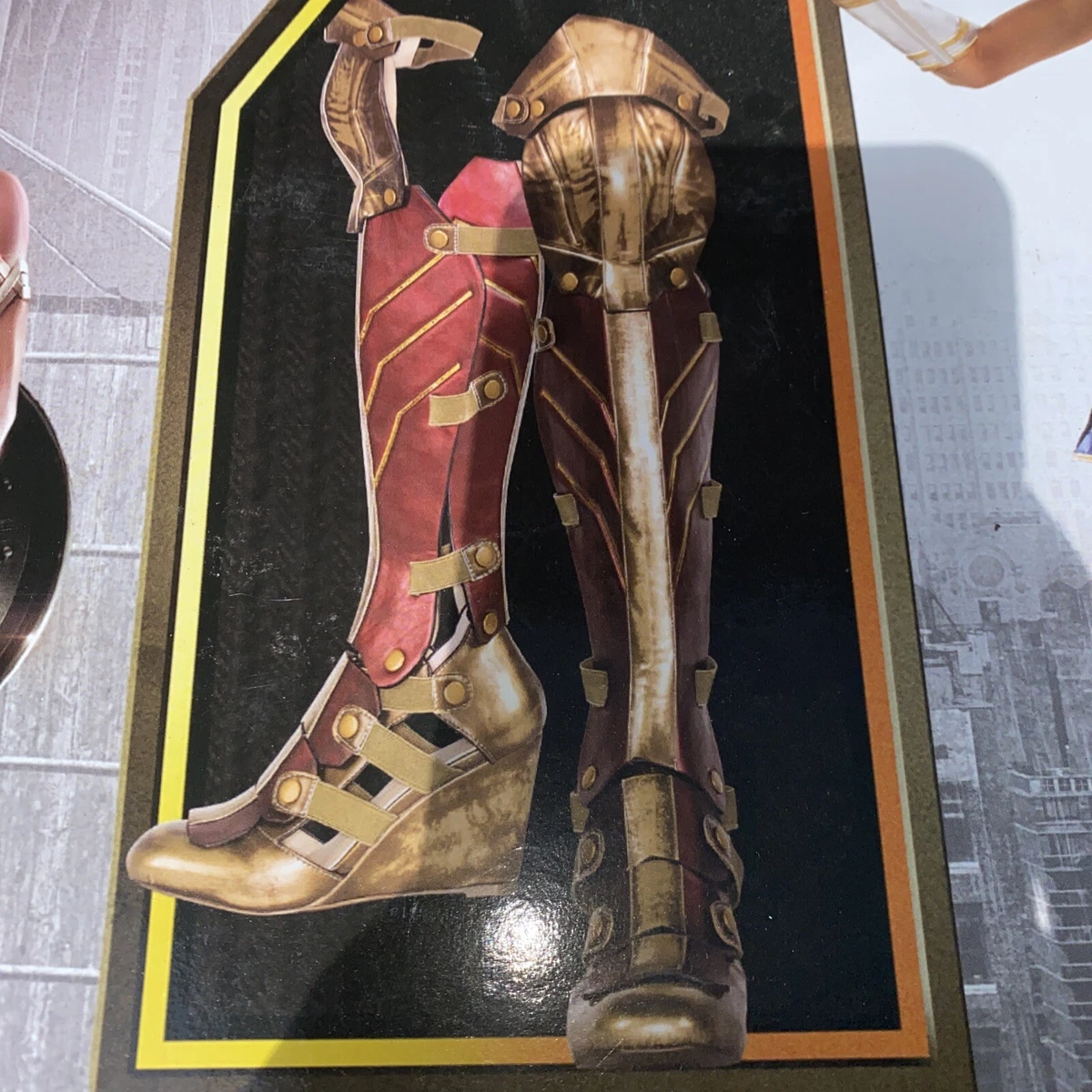 Wonder Woman Boots Adult Batman V Superman Dawn of Justice Cosplay Size 11