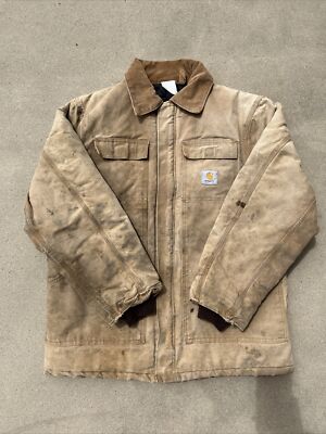 Vintage Carhartt Jacket Men's XL 2XL Canvas Full Zip Chore Duck