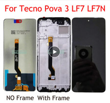 6.9" For Tecno Pova 3 LF7 LF7N LCD Display Touch Screen Digitizer Panel Assembly
