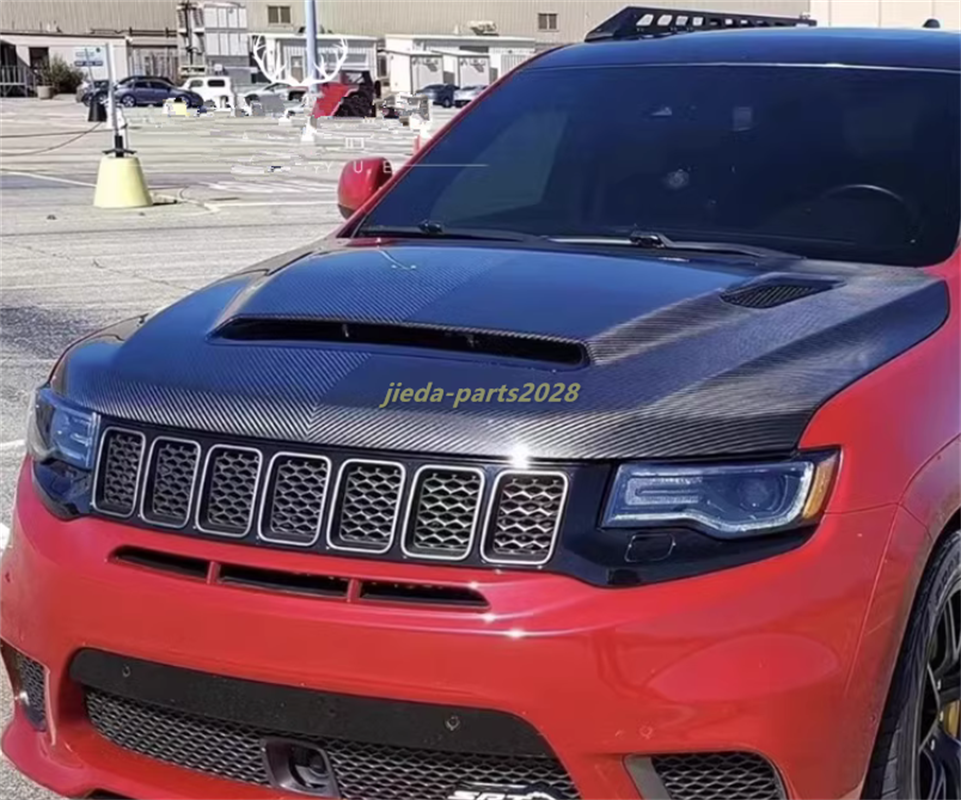 For Jeep Grand Cherokee SRT Real carbon Front Hood Vented Bonnet