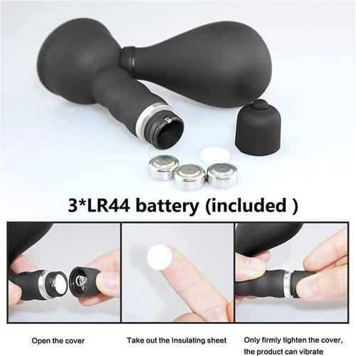 Vibrating Nipple-Sucker Suction Cup-Breast-Vibrator-Pump-Toys for Women Massager - Picture 2 of 14