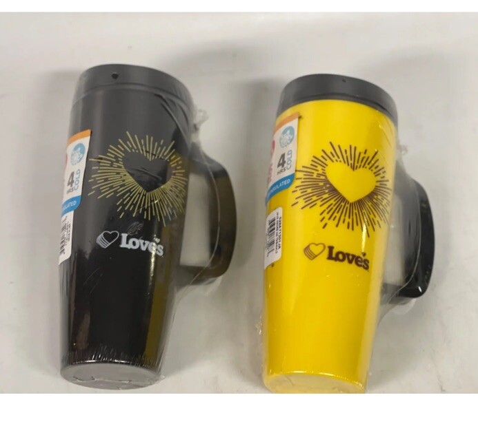 2 Loves Truck Stop Drink Mug 24oz TMB/404LD ThermoServ JAVA AMORE