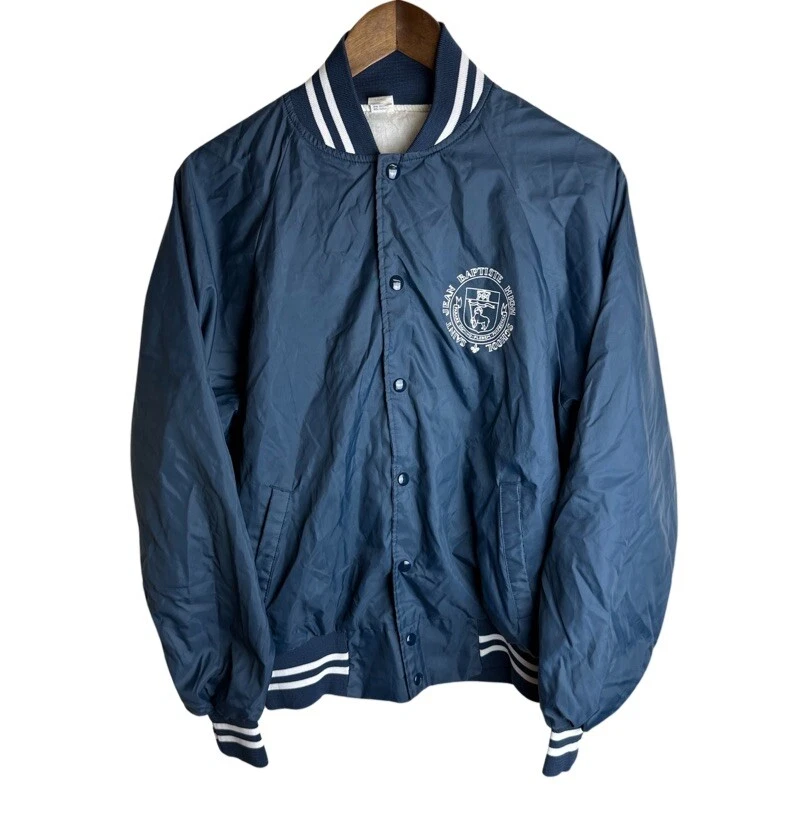 Chaqueta de Colección Años 80 Saint Jean Baptiste High School Talla Adulto Grande Foto 2 de 4