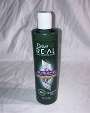 Dove RE+AL Bio-Mimetic Care Shampoo, Revolumize, Coconut + Vegan Collagen, 10 Oz