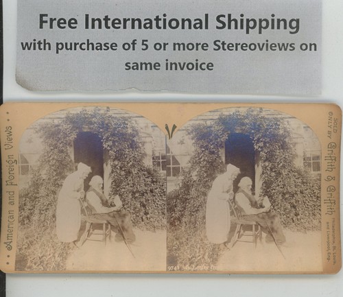 Letter from Our Boy Griffith & Griffith Stereoview - Picture 2 of 2