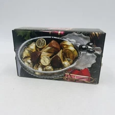 Studio Nova Christmas Treasure Candy Dish Bowl WX018/950 6.5" Clear Japan Boxed