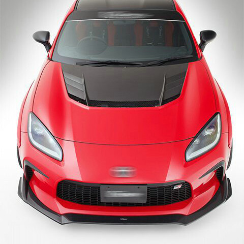 For GR86 ZN8 BRZ ZD8 VRSA1 Type Dry Carbon Fiber Front Vented Hood