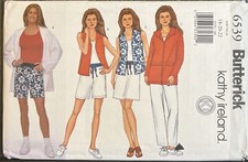 Butterick 6539 Sewing Pattern Jacket Top Pants Shorts Misses Size 18 20 22 UNCUT