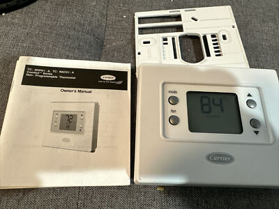 Carrier Comfort Non-Programmable Thermostat TC-NAC01-A - Used | eBay