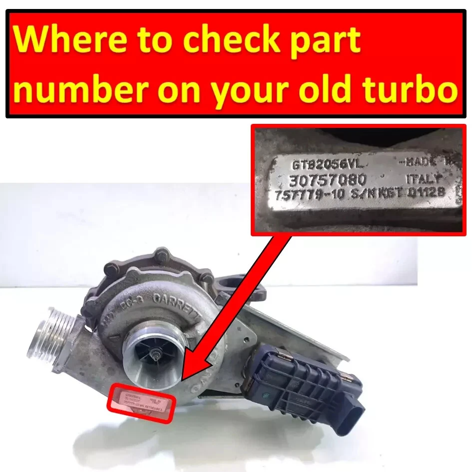 Turbocompresor Actualización 30757080 Volvo XC90 XC70 S60 S80 V70 2.4 D5 136kw Turbo Foto 2 de 4